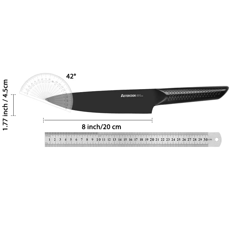 Chef Knife, 8 Inch Pro Kitchen Knife , High Carbon German Stainless Steel Chef's Knives with Ergonomic Handle - You Offer