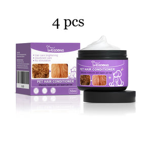 Yegbong Pet Hair Conditioner Cleaning Hair Dirts Volumizing Thickening Pet Hair Prevent Tangling Smoothing Pet Hair Conditioner