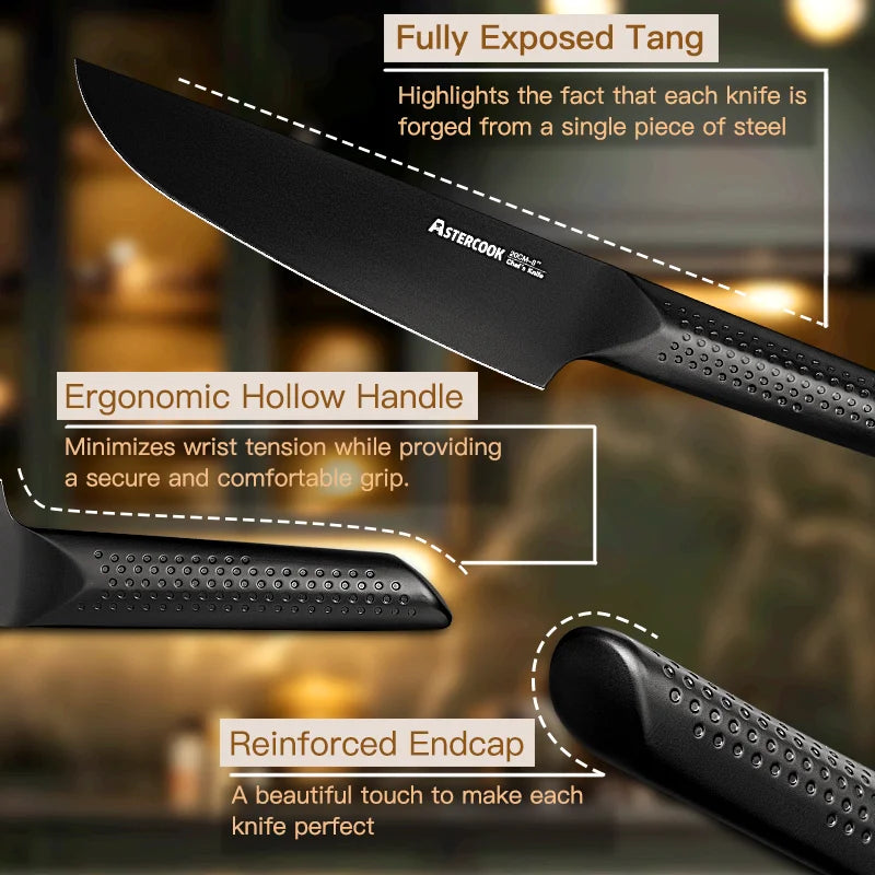 Chef Knife, 8 Inch Pro Kitchen Knife , High Carbon German Stainless Steel Chef's Knives with Ergonomic Handle - You Offer