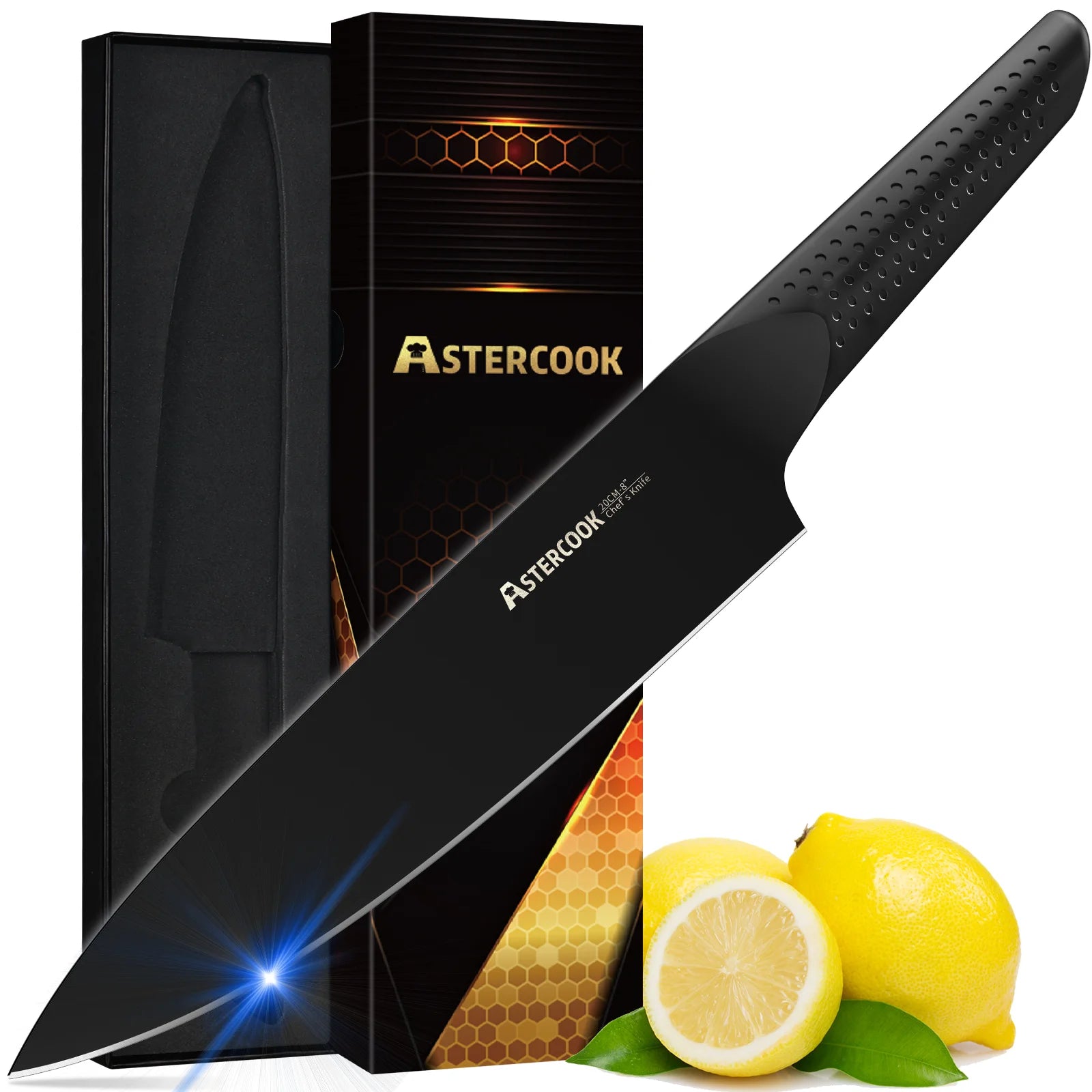 Chef Knife, 8 Inch Pro Kitchen Knife , High Carbon German Stainless Steel Chef's Knives with Ergonomic Handle - You Offer