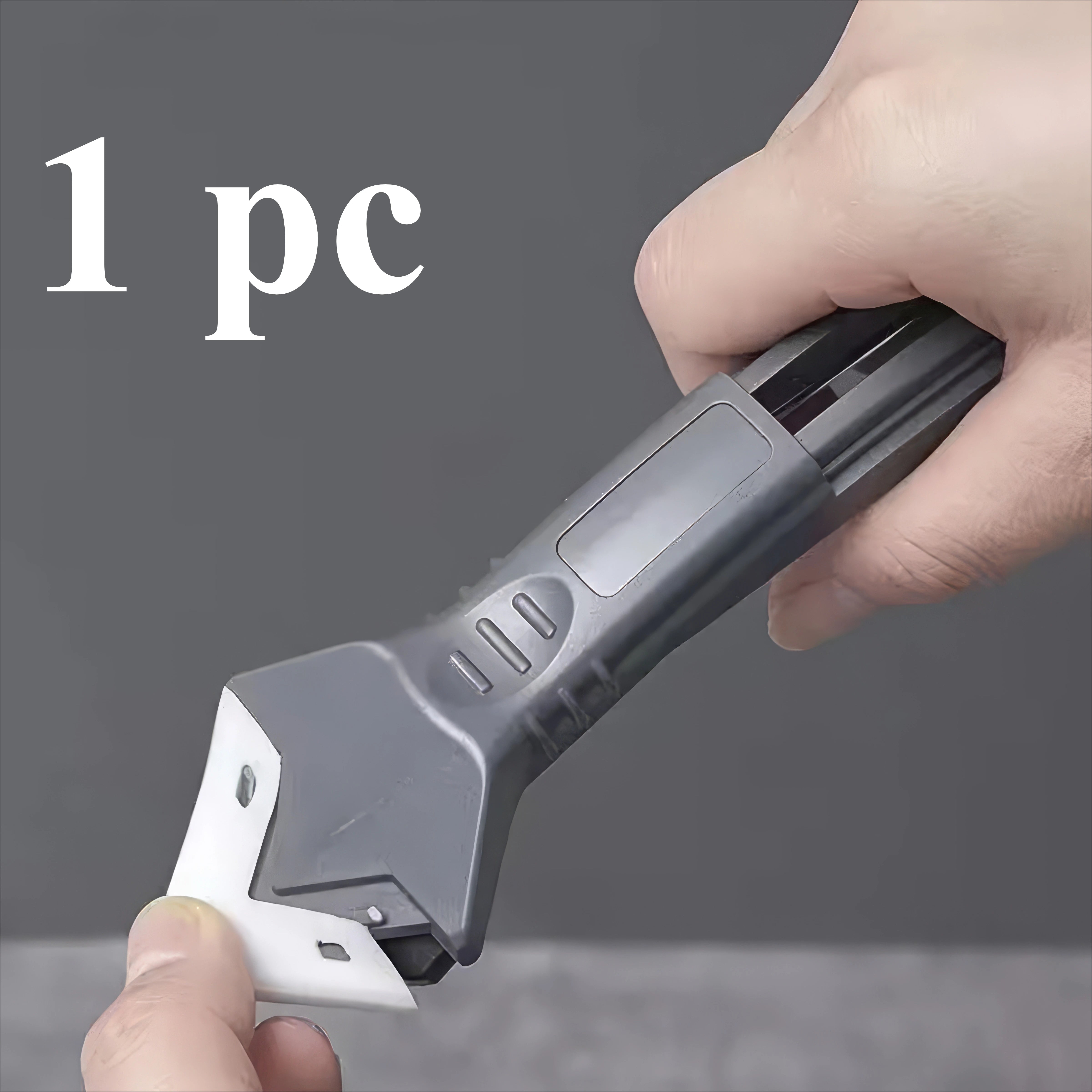 1/2 Piece Five in One Sealant Removal Tool Black, Easy To Grip, Durable Tool, Suitable for Bathroom, Kitchen Floor, Windows