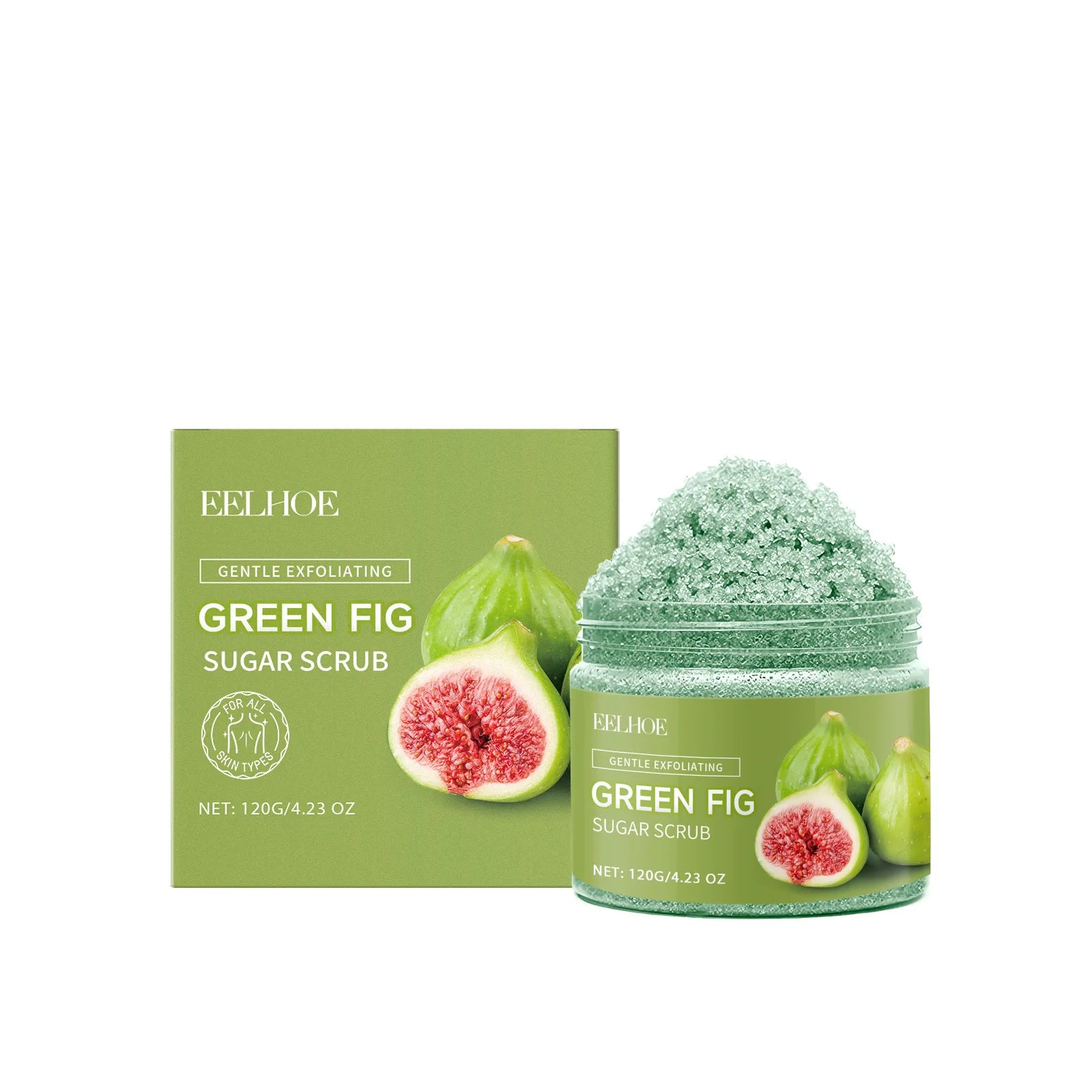 Eelhoe 120g Sugar Body Exfoliating Scrub Cleaning Skin Oil Control Remove Dead Skin Repair Rough Nourishing Smooth Skin Scrub