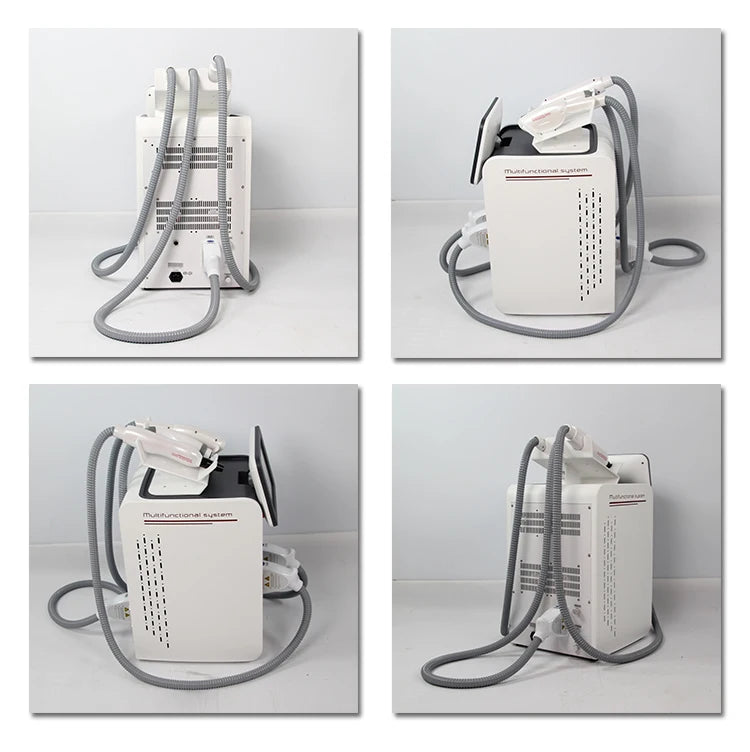 NEW 2025 Trend 3 In 1 Portable Multifun ction Beauty Machine Laser Hair Tatoo Removal Machine IPL+RF+Nd Yag Laser Machine
