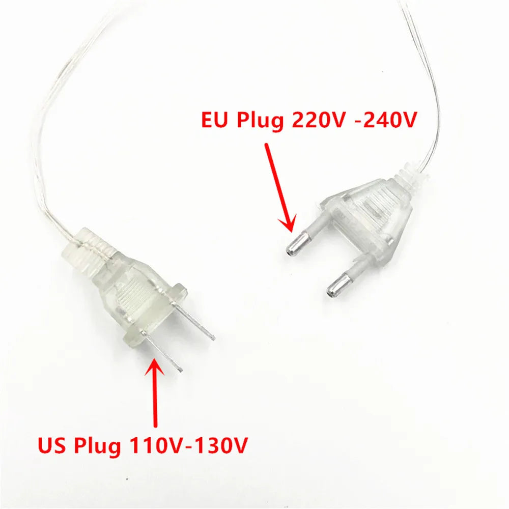 Outdoor Christmas Led String Lights 100M 50M 30M 20M 10M 5M Luces Decoracion Fairy Light Holiday Lights Lighting Tree Garland