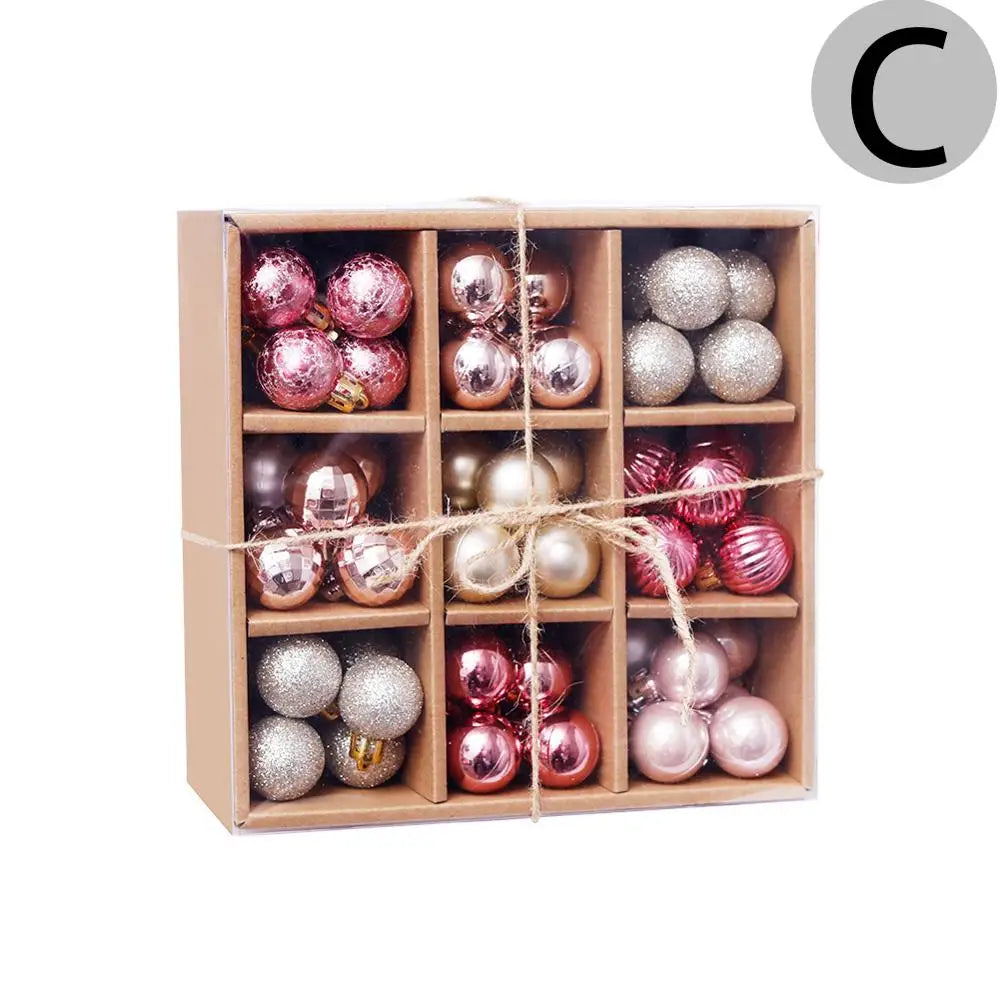 Christmas Balls Ornaments 99pcs/3cm XMAS Navidad Christmas Tree Pendant Balls Christmas Tree Gift Balls For Christmas Decortion