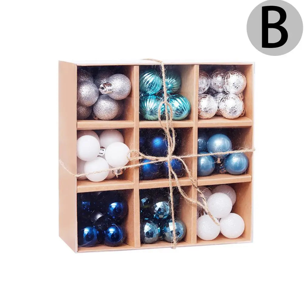 Christmas Balls Ornaments 99pcs/3cm XMAS Navidad Christmas Tree Pendant Balls Christmas Tree Gift Balls For Christmas Decortion