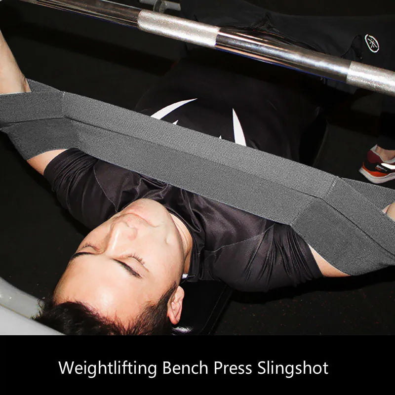 Gym Weightlifting Resistance Band Bench Press Sling Elbow Fitness Elastic Bandage Elbow Sleeves Slingshot Support