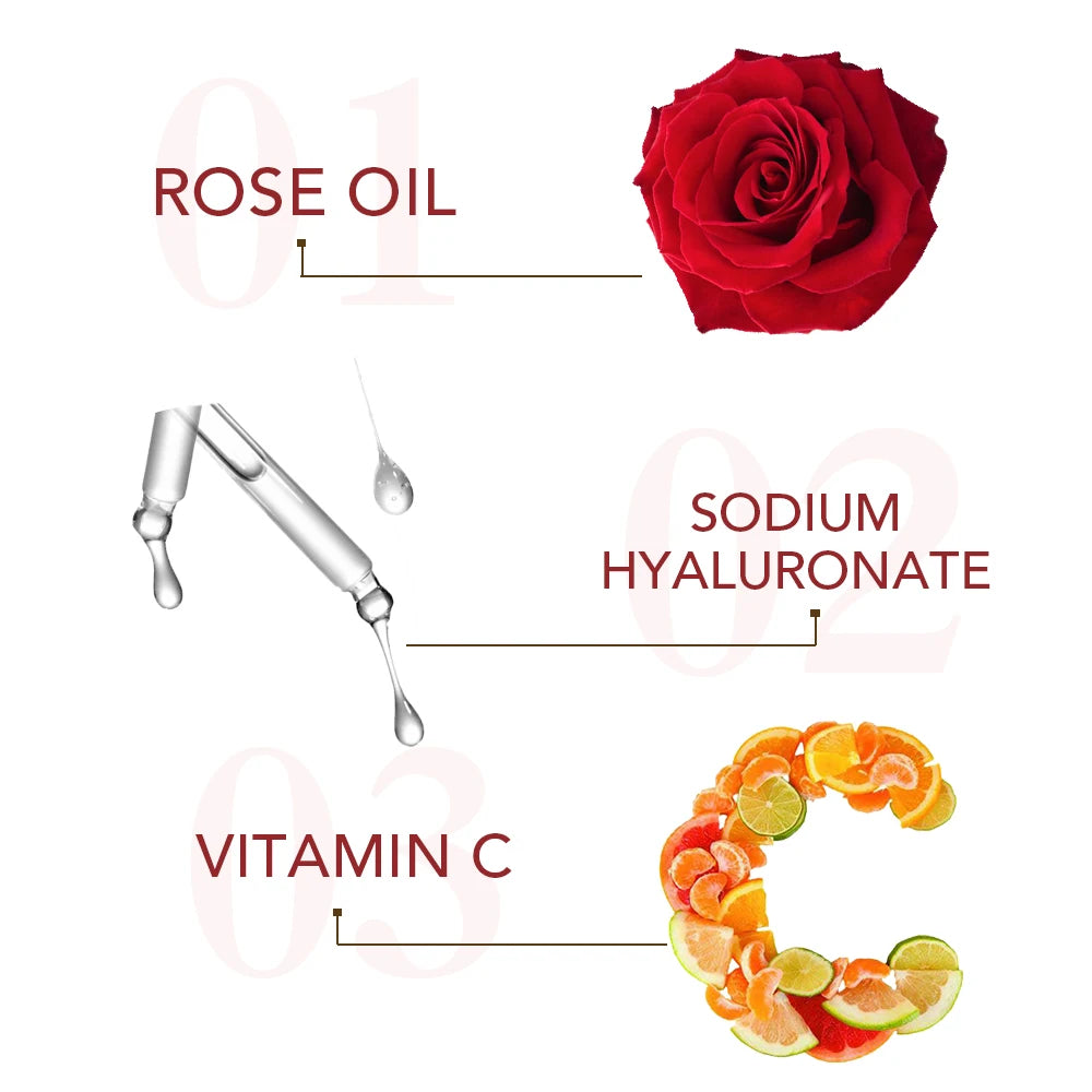 AILKE Rosewater Toner for face vitamin c brightening cleaning whitening Glycerin Oil Control Essence tonic facial care comestics