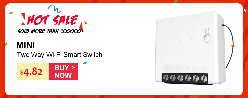 1/5PCS Itead SONOFF POW Elite Smart Wifi Power Switch 16A 20A Wireless Remote Control Switch Monitor Energy Usage via e-WeLink