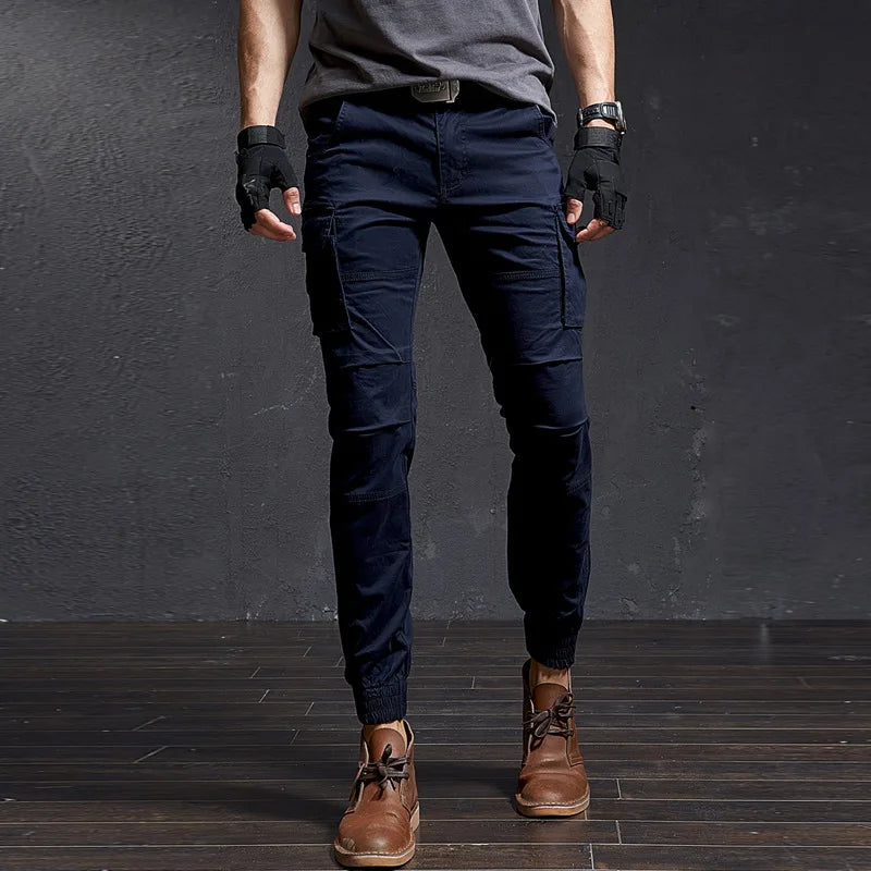 Fashion High Quality Slim Camouflage Casual Tactical Cargo Pants Male Streetwear Harajuku Joggers Men Clothing Camo Trousers - You Offer