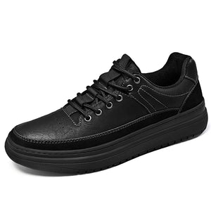 In Ready Stock Fashion Breathable New Shoes Casual Sneakers Genuine Leather Handmade Men Shoes Sneakers