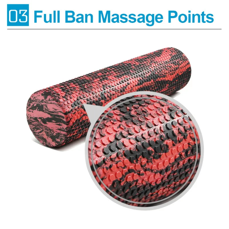 YECOKISO 60/45/30cm Yoga Column Yoga Block Pilates Eva Foam Roller Massage Roller Muscle Tissue Fitness Gym Yoga Pilates Sports