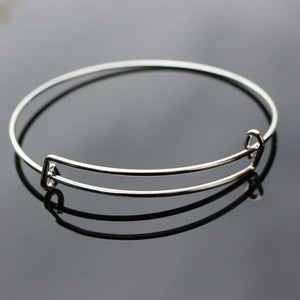 Open Cuff Punk Bracelets & Bangle Fashion Jewelry For Women Men pulseras mujer Heartbeat Leaf Arrow Triangle Heart Bracelet HOT - You Offer