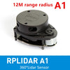 Slamtec RPLIDAR A1 2D 360 degree 12 meters scanning  radius lidar sensor A1M8 scanner for robot navigates and avoids obstacles