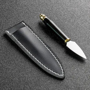 Stainless Steel Ebony Tea Knife, Pu 'er Tea Knife, Handmade Pry Tea Products Tea Ceremony Accessories, Tea Needles, High Quality