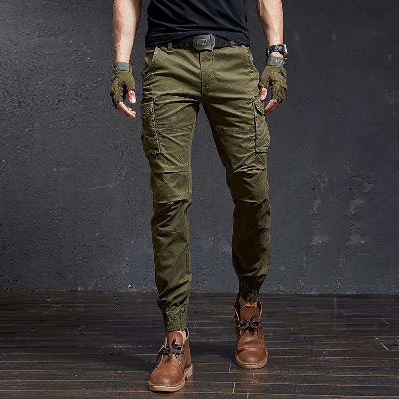 Fashion High Quality Slim Camouflage Casual Tactical Cargo Pants Male Streetwear Harajuku Joggers Men Clothing Camo Trousers - You Offer