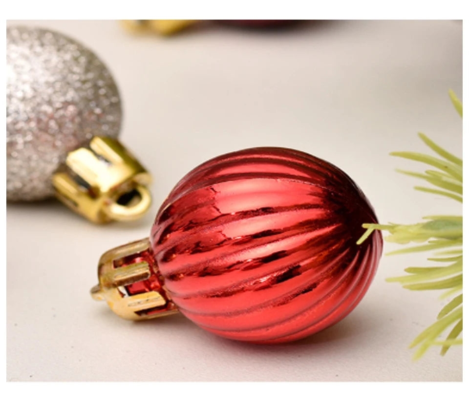 Christmas Balls Ornaments 99pcs/3cm XMAS Navidad Christmas Tree Pendant Balls Christmas Tree Gift Balls For Christmas Decortion