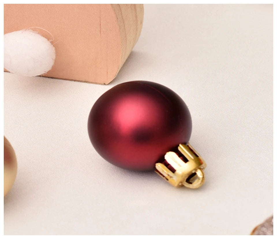 Christmas Balls Ornaments 99pcs/3cm XMAS Navidad Christmas Tree Pendant Balls Christmas Tree Gift Balls For Christmas Decortion