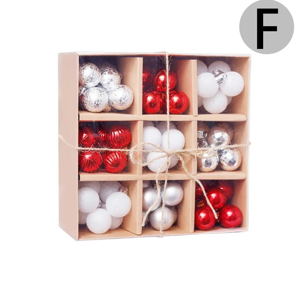 Christmas Balls Ornaments 99pcs/3cm XMAS Navidad Christmas Tree Pendant Balls Christmas Tree Gift Balls For Christmas Decortion