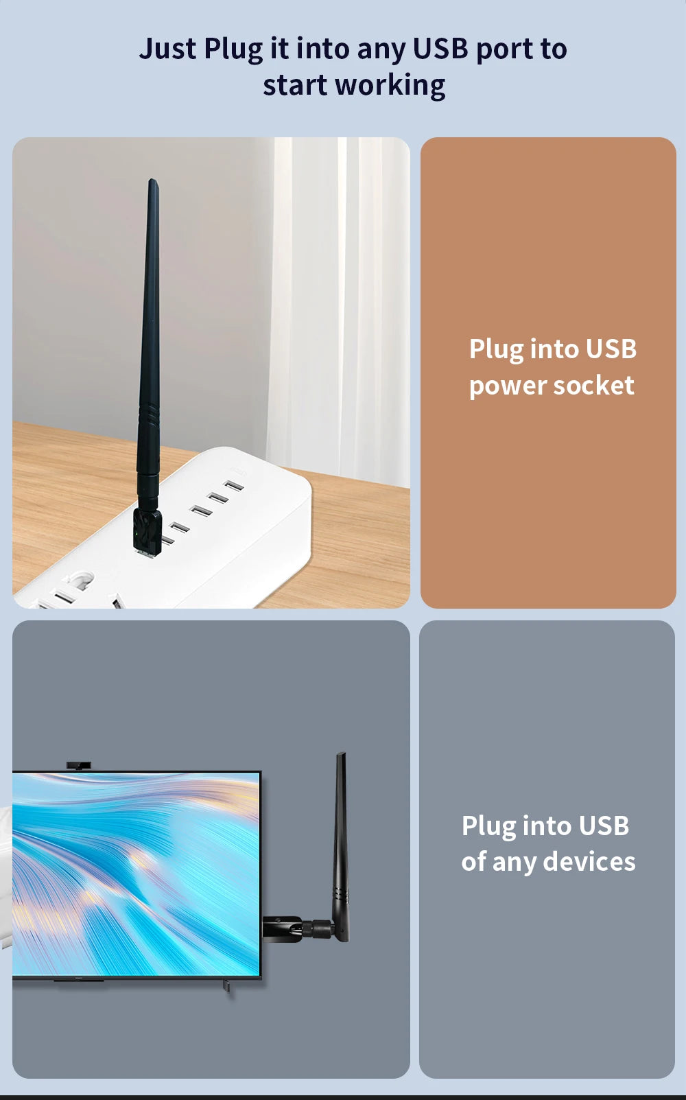 Zigbee Range Extender tuya zigbee usb high-gain gateway Extend the Zigbee cover range  detachable antennato for Smart Life app