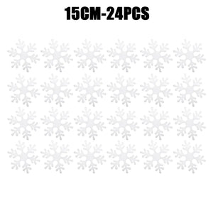 Christmas Decoration Foam Snowflake Christmas Tree Hanging Garland Hanging Decoration Gift 2024 New Christmas Supplies
