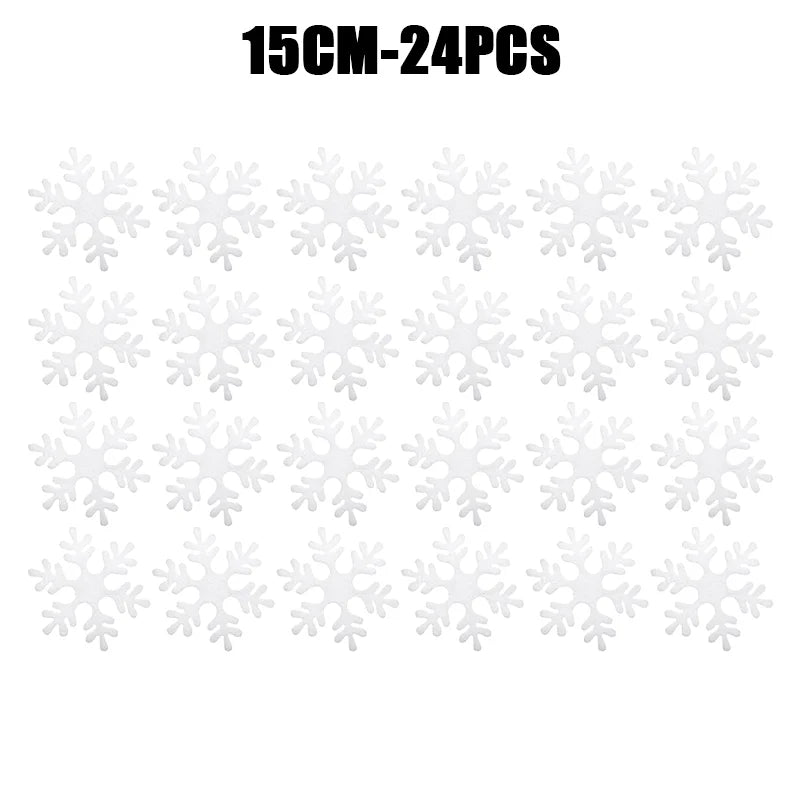 Christmas Decoration Foam Snowflake Christmas Tree Hanging Garland Hanging Decoration Gift 2024 New Christmas Supplies