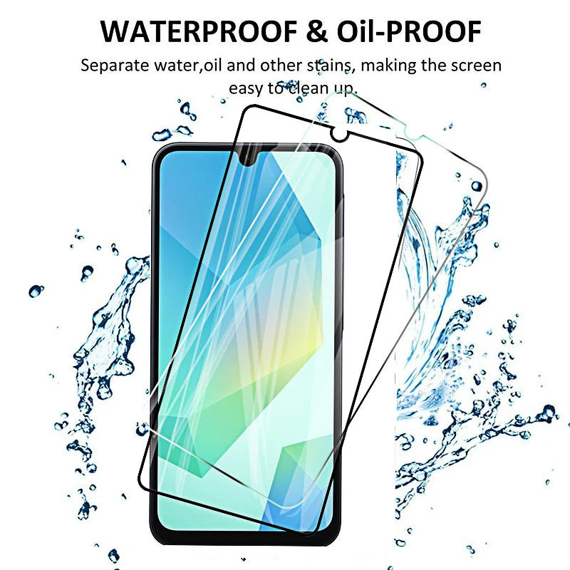 Protective Glass for Samsung Galaxy A16 4G 5G A15 A25 A35 A55 Screen Protectors Tempered a 16 15 25 Camera Soft Lens Cover Film