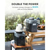 Portable Power Station DELTA2 with Smart Extra Battery, Expand Capacity from 1024Wh to 2048Wh, Solar Generator for Home Backup