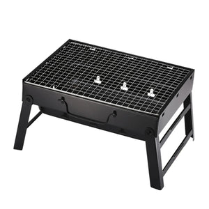 Portable BBQ Charcoal Grill Stainless Steel Small Mini BBQ Tool Kit Outdoor Cooking Camping Picnic Beach Portable BBQ - You Offer