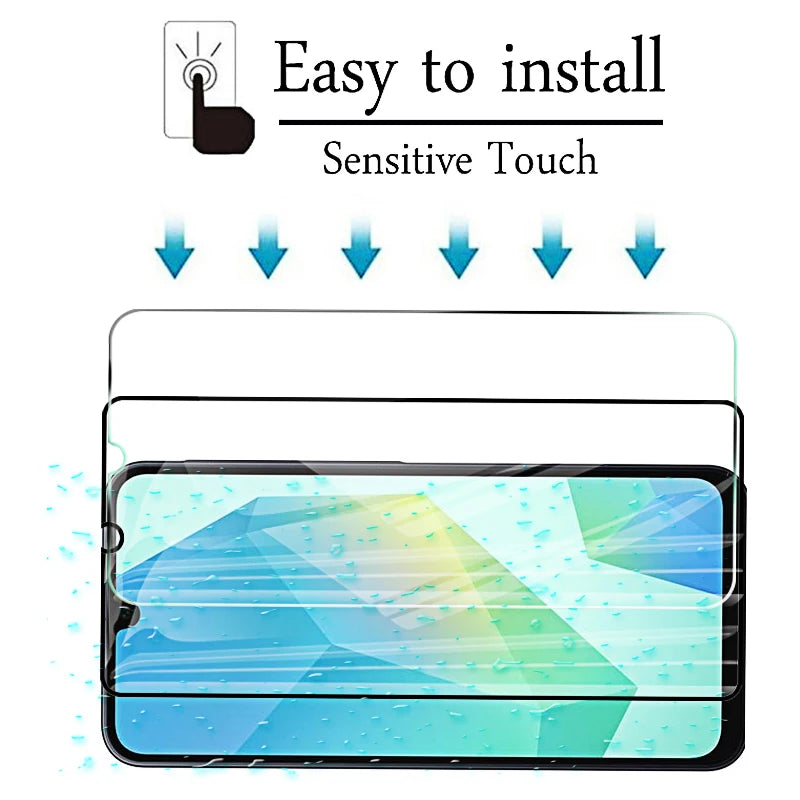 Protective Glass for Samsung Galaxy A16 4G 5G A15 A25 A35 A55 Screen Protectors Tempered a 16 15 25 Camera Soft Lens Cover Film