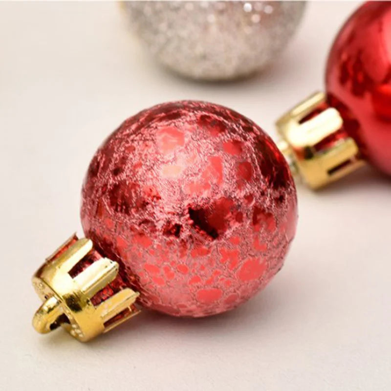 Christmas Balls Ornaments 99pcs/3cm XMAS Navidad Christmas Tree Pendant Balls Christmas Tree Gift Balls For Christmas Decortion