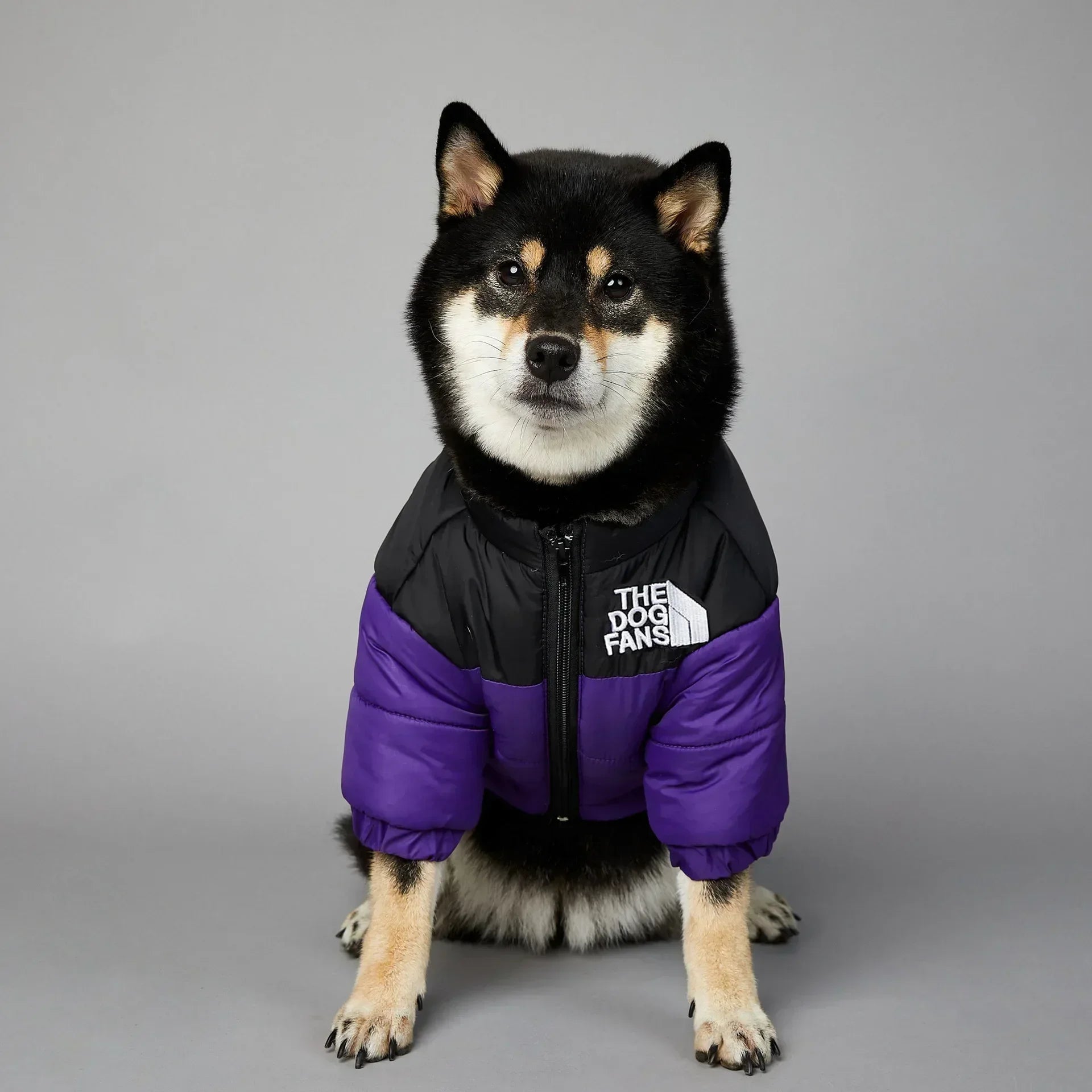 Puppy Coat Dog Down Jacket The Dog Fans Winter Pet Clothes for Small Medium Dogs Warm Thick Dog Vest French Bulldog