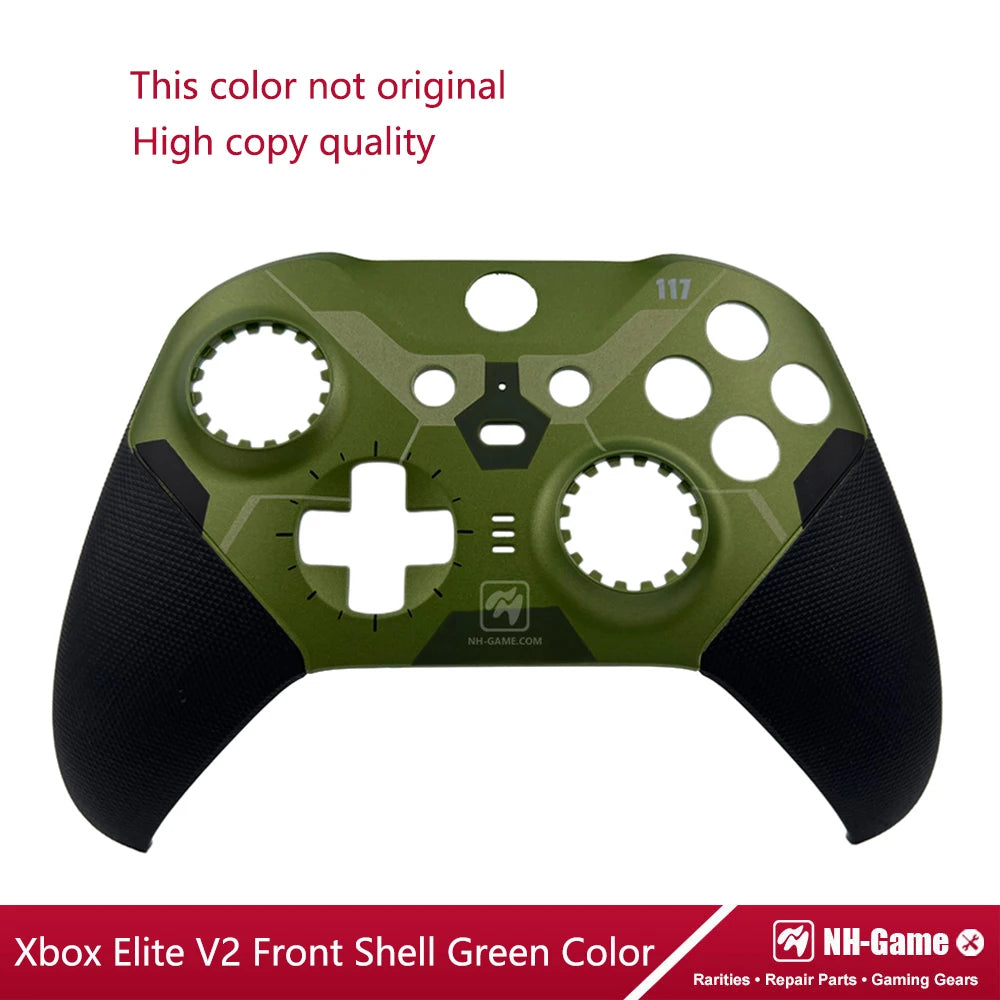 Replacement Housing Shell Kit For Xbox Elite Series 2 Controller Front Case Back Cover LB RB Bumper Button Grips Carry Bag