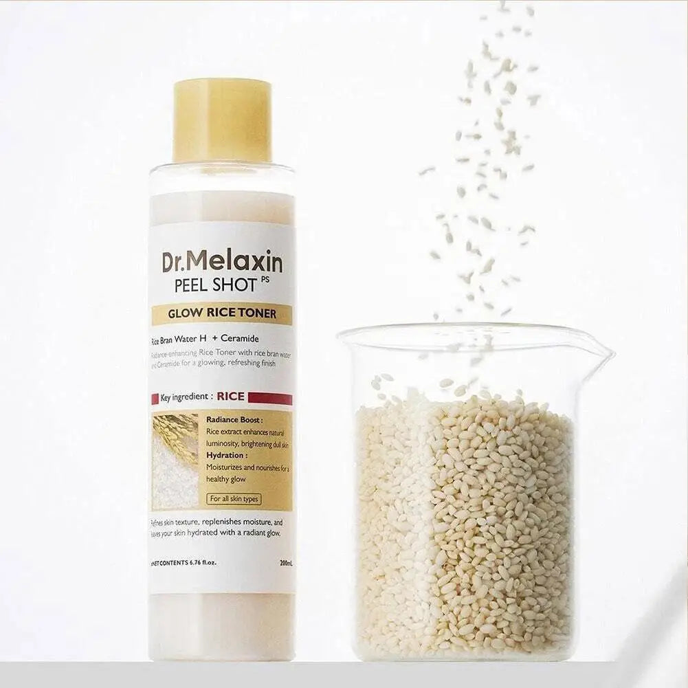 White Rice Astringent Water Cleanses Skin Nourishes Hydrates Remove Dirt Excess Keratin White Rice Toner Skin Care