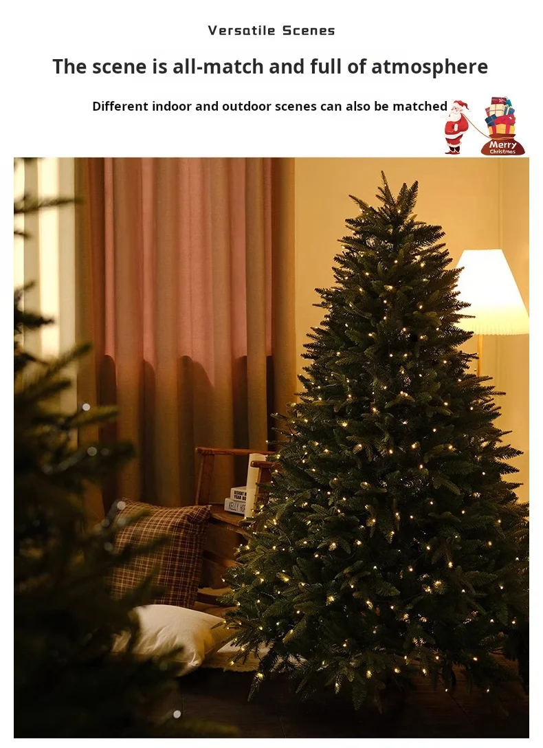 Pe Mixed Pvc Christmas Tree Encryption Lamp Christmas Tree Large Christmas Tree New Christmas Decoration