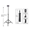 37/68/100/150/200CM Selfie Light Tripod 1/4 Screw Head Photography Portable Stand Trepied Smartphone For Mini Photo Studio