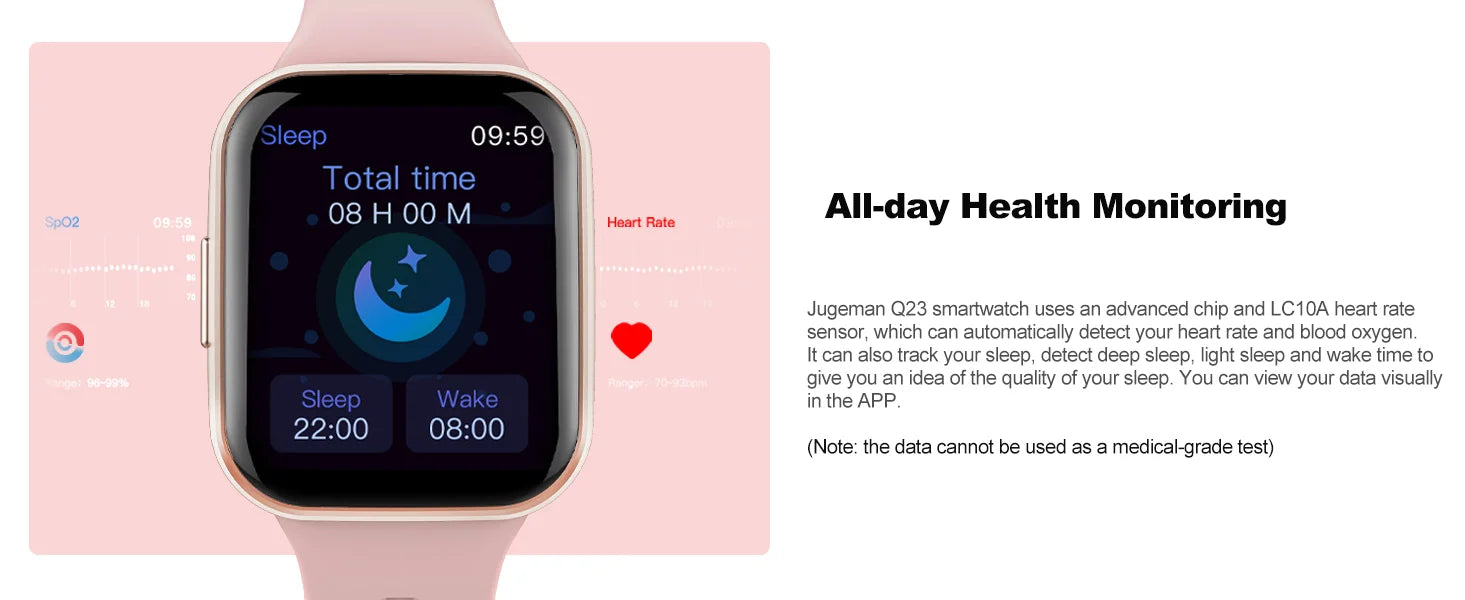 Smart Watch, Fitness Tracker Watch for Men Women, 1.69'' Touch Smartwatch Fitness Watch with Pedometer/Sleep Monitor. - You Offer
