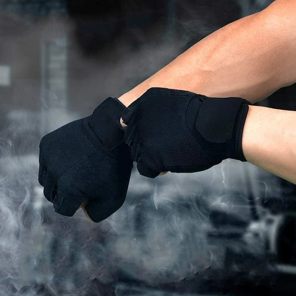 Weight Lifting Gloves Half Finger Gloves Workout Gloves Cycling Gloves for Men and Women for Weight Lifting Cycling Gym Training - You Offer