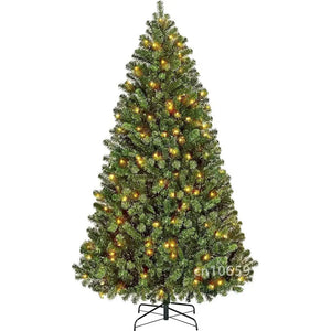 6/7ft Artificial Pink Christmas Pine Tree Holiday New Year Xmas Tree Party Decoration with Metal Tripod 818 Branch Tips Reusable