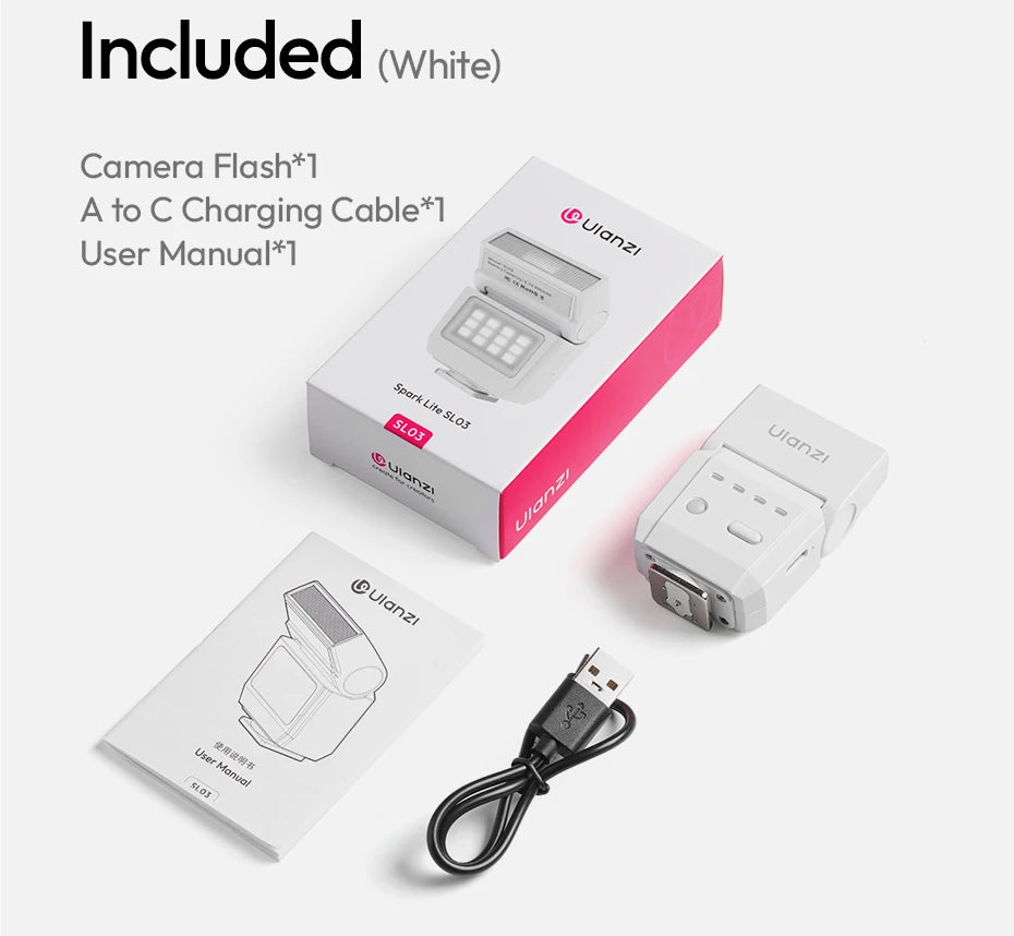 Original Ulanzi SL03 Firefly Mini Flip Flash Micro Single Camera Ricoh Compact Photography Constant Illumination Auxiliary Light