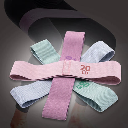 5-1pcs Elastic Workout Bands Anti-Slip Stretch Fitness Strips Portable Glute Thigh Elastic Bands Home Rubber Bands Gym Accessory - You Offer