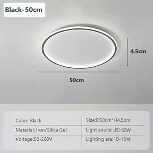 Modern LED Ceiling Lights 20/30/50/80cm Remote Control Lamps Bedroom Living Room Dinning Room Kitchen Hotel Home Led Lamp Lustre