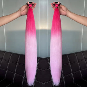Synthetic Straight Ponytail with Hair Tie Hot Anime Kpop Hunter Cosplay Costumes Wig Ponytail Hood for Women Men