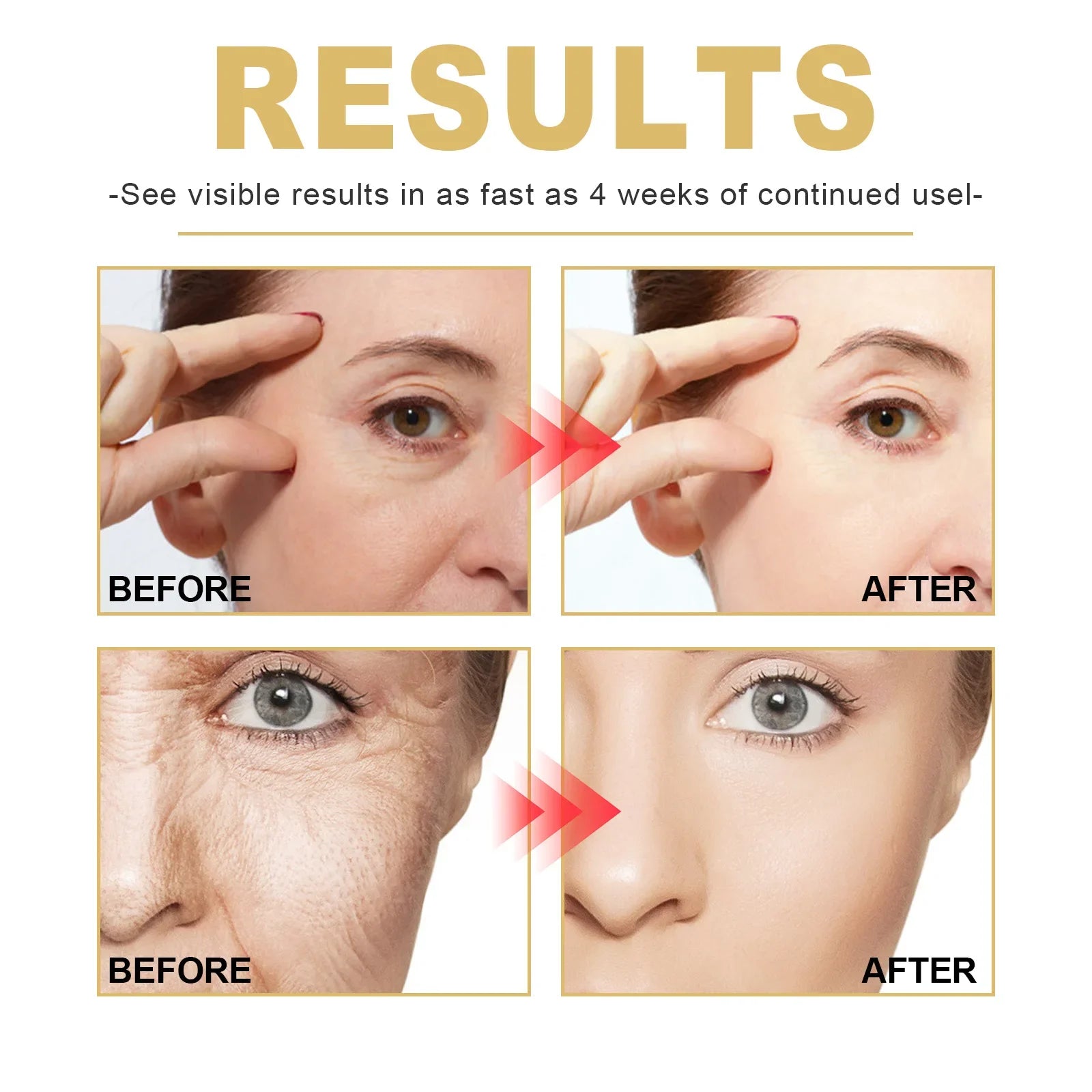 EELHOE Anti-Wrinkle Facial Serum Firming Face Lift Anti Aging Fade Fine Line Moisturizing Skin Nourish Pore Shrinking Serum 30ml