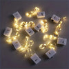 4/10/40 LED battery string lights, waterproof copper wire 6.6ft 20 LED starry sky lights, used for party and bouquet decoration