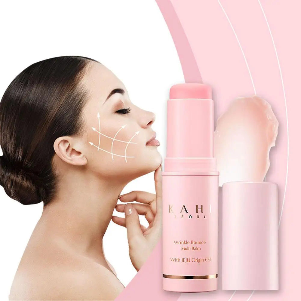 KAHI Moisturizing Stick Wrinkle Bounce Multi Balm for Face Daily Improving Wrinkle Universal Cream Korean Skin Care