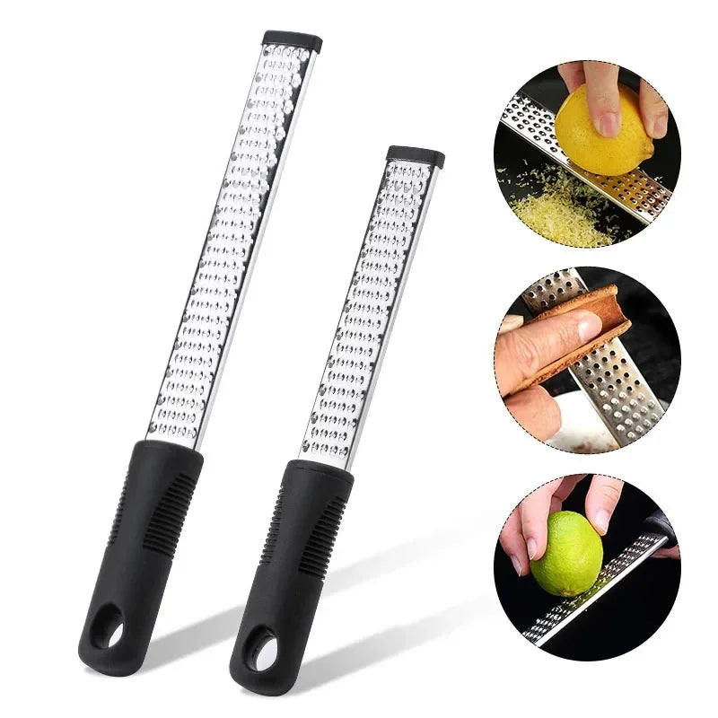 Stainless Steel Manual Grater for Cheese Lemon Vegetable Potato with Non Slip Handle Sharp Kitchen Tool - You Offer