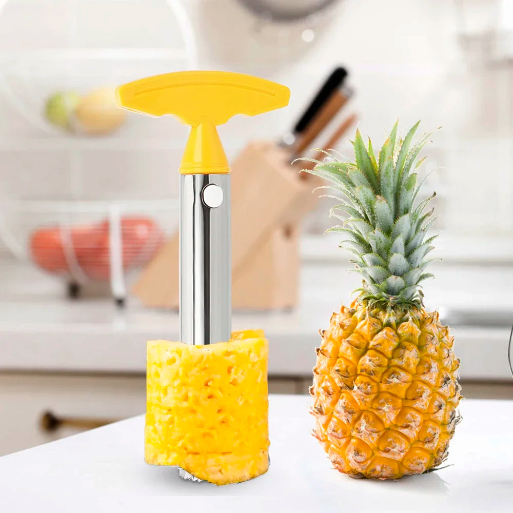 HILIFE Core Peel Slicer Fruit Vegetable Knife Stainless Steel Gadget Kitchen Accessories Pineapple Peeler Spiralizer Cutter - You Offer