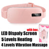 Electric Period Cramp Massager Vibrating Heating Belt for Menstrual Waist Stomach Abdominal Warm Palace Belt - You Offer