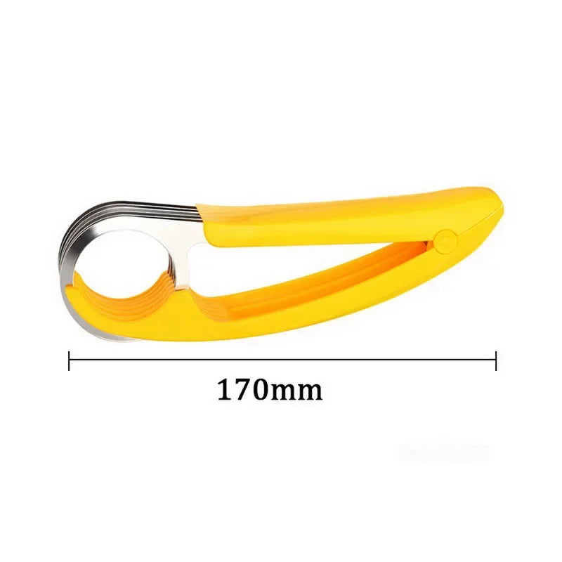 Kitchen Vegetable Cutter Peeler Salad Slice Stainless Steel Banana Cutter Chopper Fruit Cutter Cucumber Knife  Kitchen - You Offer